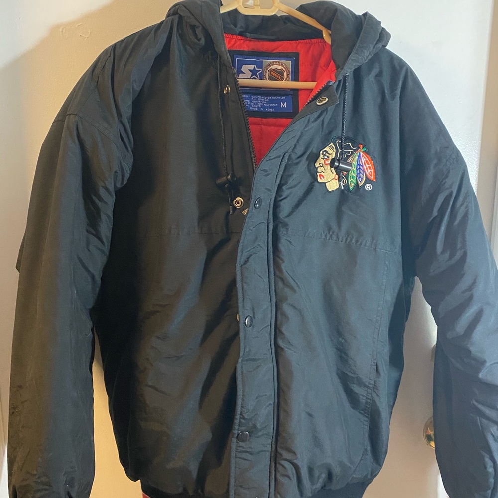 Vintage MeD STARTER NHL CHICAGO BLACKHAWKS JACKET